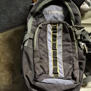Gray and Black Men's Backpack